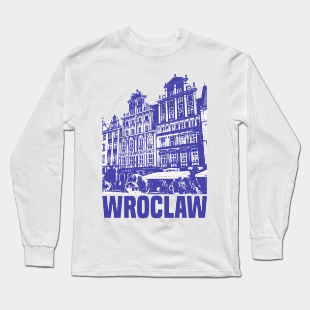 Wroclaw Long Sleeve T-Shirt by Den Vector